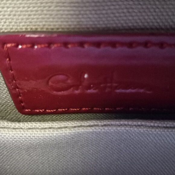 Cole Haan Red Amazing Clutch Sothwestern Granny Chic Red/Gold clasp - Picture 3 of 9